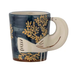 Clearance Hezha Blue Mug with Bird, 8cm Crockery & Dinnerware|Tableware Brands