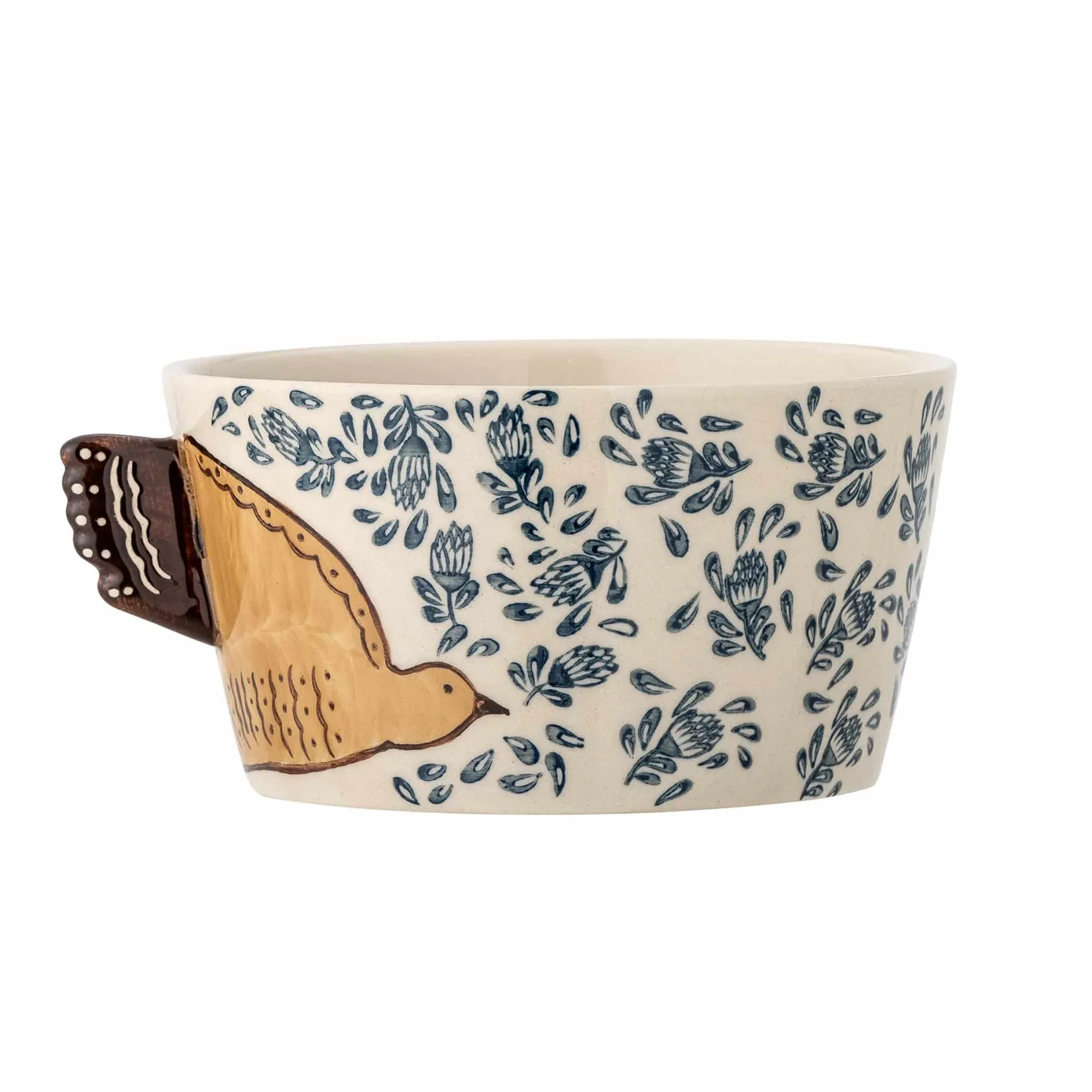 Clearance Hezha White Bowl with Bird, 13cm Tableware Brands