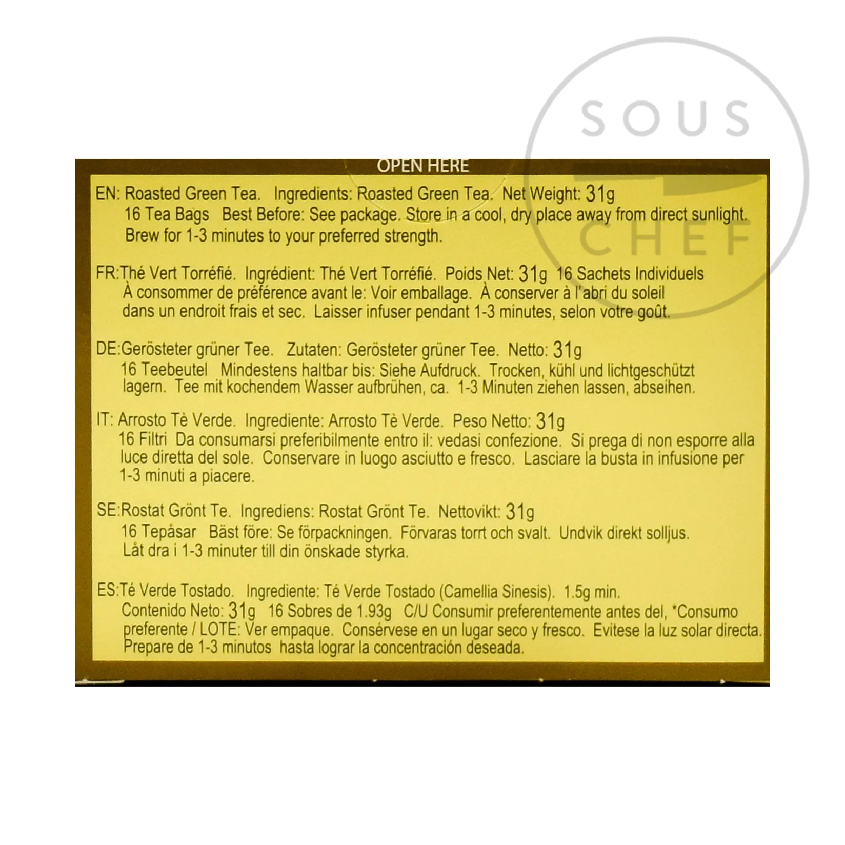 Clearance Hojicha Japanese Roasted Green Tea, 100g Ingredients Brands|Japanese Ingredients