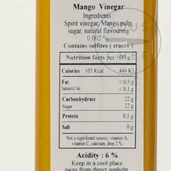 Outlet Mango Vinegar, 250ml Ingredients Brands|Oil, Vinegar & Dressings