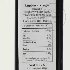 Clearance Raspberry Vinegar, 250ml Ingredients Brands|Oil, Vinegar & Dressings