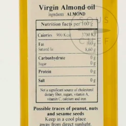 Outlet Virgin Almond Oil, 250ml Ingredients Brands|Oil, Vinegar & Dressings