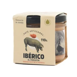 Hot Iberico Pate with Paprika, 110g Spanish Ingredients|Snacks