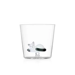 New Grey Tail Cat Tumbler, 300ml Table Setting|Drinking Glasses