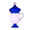 Hot Lilac Mug with Blue Lid, 18.5cm Tableware Brands