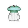 Discount Optic Turquoise Mushroom Sugar Bowl, 10x8cm Tableware Brands|Crockery & Dinnerware
