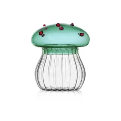 Discount Optic Turquoise Mushroom Sugar Bowl, 10x8cm Tableware Brands|Crockery & Dinnerware