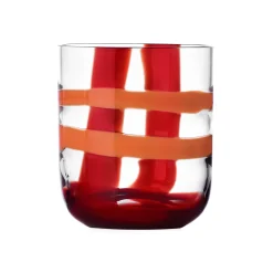 Hot Red & Orange Patterned Tumbler, 350ml Table Setting|Tableware Brands