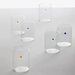 Outlet Set of 6 Water Tumblers Table Setting|Drinking Glasses