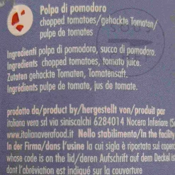 Sale Chopped Tomatoes in Botanical Tin, 400g Ingredients Brands|Vegetables