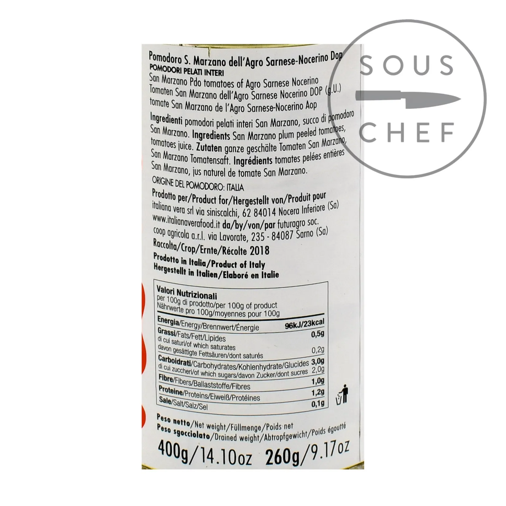 Discount DOP San Marzano Peeled Tomatoes, 400g Italian Ingredients|Vegetables