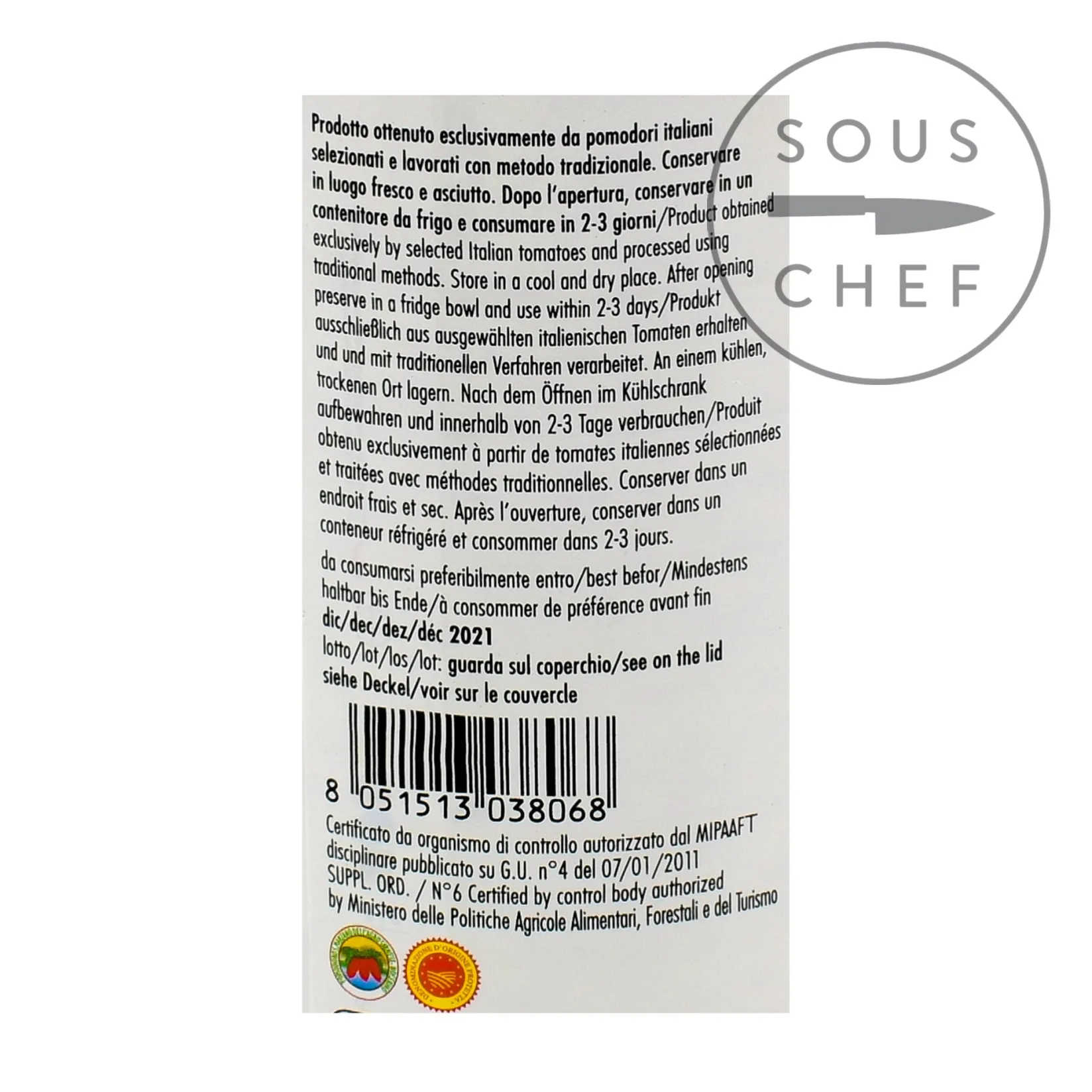 Discount DOP San Marzano Peeled Tomatoes, 400g Italian Ingredients|Vegetables