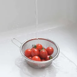 Sale Japanese Stainless Steel Deep Strainer for Prep Bowl, 13cm Japanese Ingredients|Kitchen Tools & Utensils