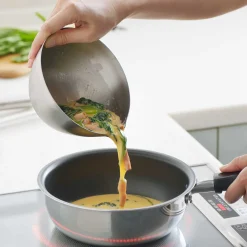 New Japanese Stainless Steel Mixing Bowl with Pouring Spout Japanese Ingredients|Baking Supplies & Equipment