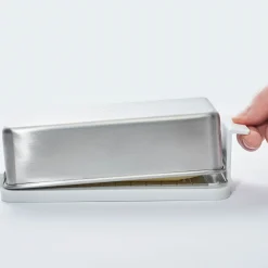 Clearance Japanese Stainless Steel Butter Dish Japanese Ingredients|Tableware Brands