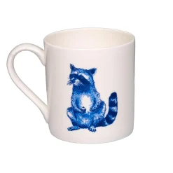 Blue Raccoon with Cupcakes Mug, 300ml Crockery & Dinnerware|Tableware Brands