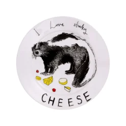 I Love Stinky Cheese Side Plate, 20cm Tableware Brands|Made In The Uk