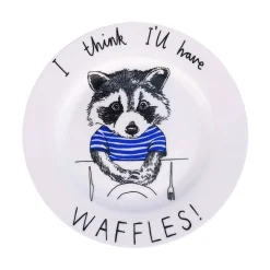 Sale I Think I'll Have Waffles! Side Plate, 20cm Made In The Uk|Plates