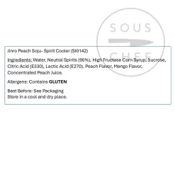 Best Peach Soju, 350ml Ingredients Brands|Drinks