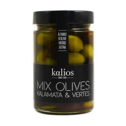 Best Kalamata & Chalkidiki Olives in Extra Virgin Olive Oil, 290g Ingredients Brands|Greek Ingredients