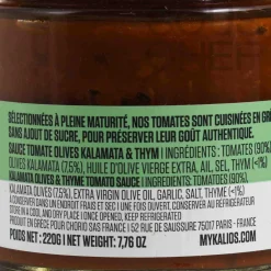 Online Kalamata Olives & Thyme Tomato Sauce, 220g Ingredients Brands|Greek Ingredients