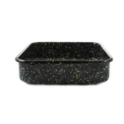 Best x Sous Chef Galaxy Splatter Enamel Square Roasting & Serving Dish, 21cm Baking Supplies & Equipment
