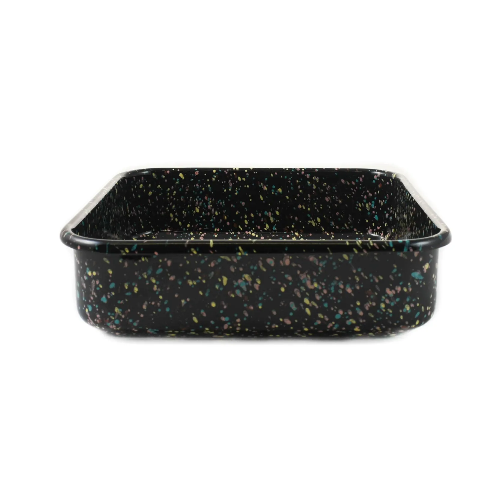 Best x Sous Chef Galaxy Splatter Enamel Square Roasting & Serving Dish, 21cm Baking Supplies & Equipment