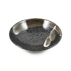 Hot Karasuba-Iro Shallow Bowl, 25cm Tableware Brands|Japanese Ingredients