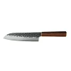 New Katto Rosewood Handle Santoku Knife, 19cm Kitchen Knives
