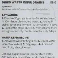 Online Water Kefir Grains, 5g Pickling, Preserving & Fermenting Jars