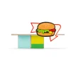 Discount Kids Wooden Hamburger Stand Toy Tableware Brands