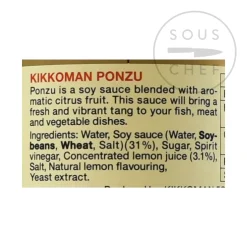 New Ponzu Sauce, 1l Ingredients Brands|Japanese Ingredients