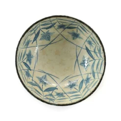 Outlet Kikyo Flower Ramen Bowl, 17cm dia x 9cm Japanese Ingredients|Japanese Tableware