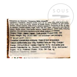 Online Kimchi Roasted Sesame Seeds, 80g Korean Ingredients|Japanese Ingredients