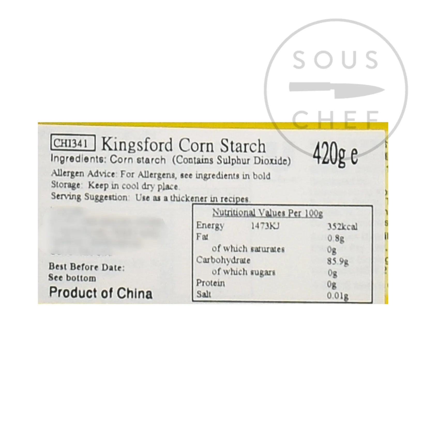 New Kingsford Corn Starch, 420g Ingredients Brands|Chinese Ingredients
