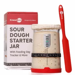 Hot Signature Sourdough Starter Jar Kit, 32oz Baking Supplies & Equipment