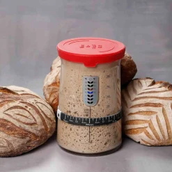 Hot Signature Sourdough Starter Jar Kit, 32oz Baking Supplies & Equipment
