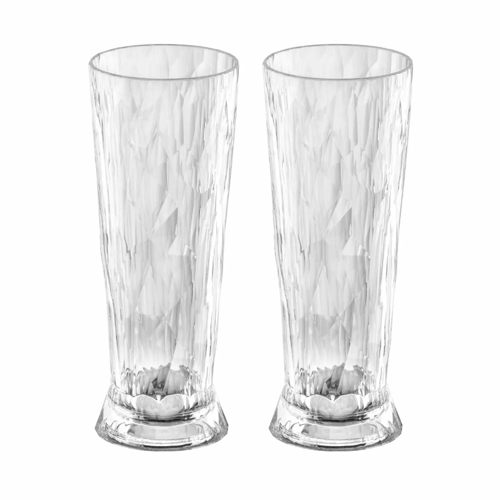 New Large 'Unbreakable Glass' Beer Glasses, Set of 2 Tableware Brands|Table Setting