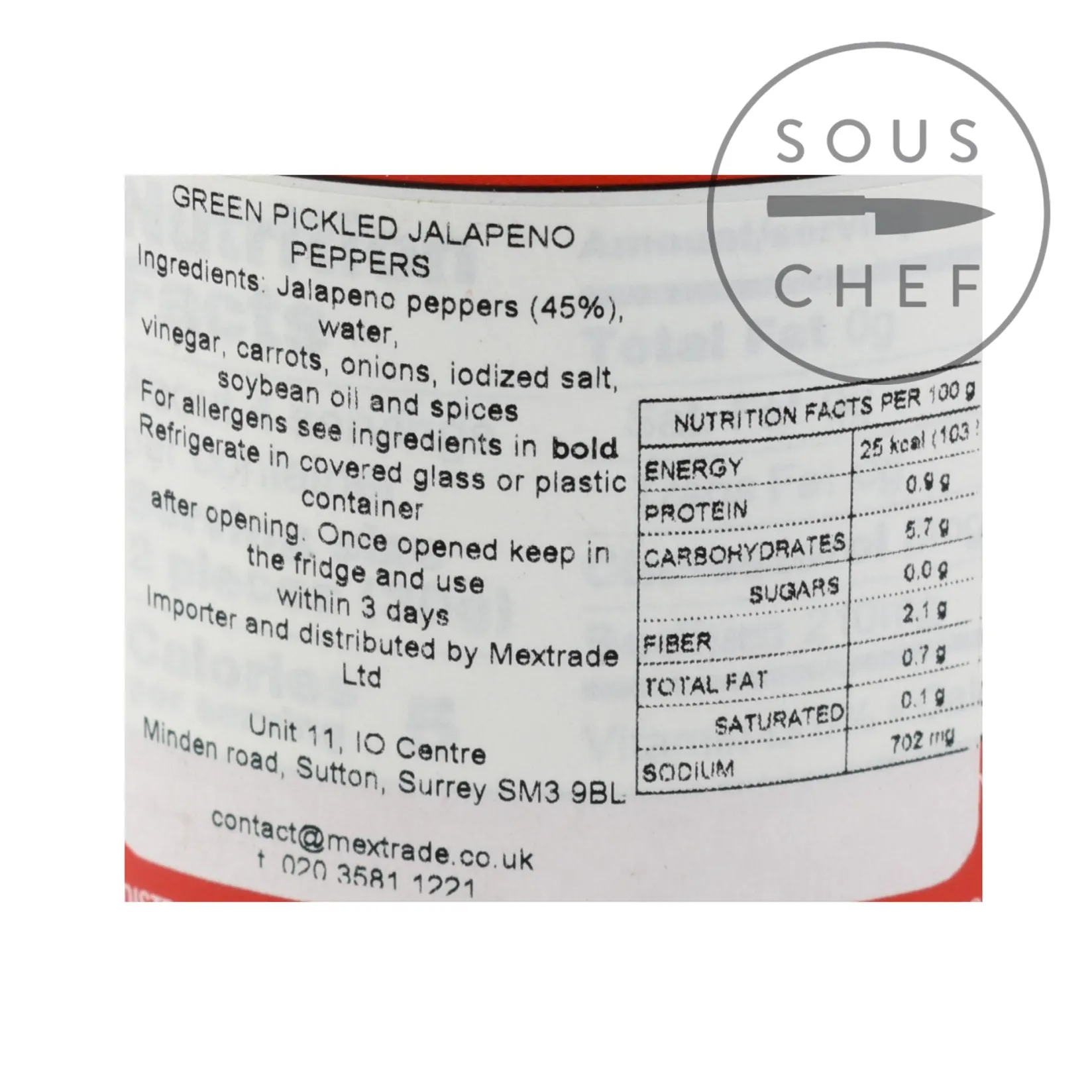 Discount Whole Green Jalapeno Peppers, 199g Ingredients Brands|Mexican Ingredients