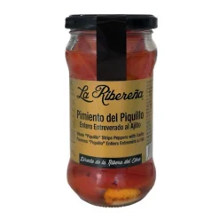Sale La Ribena Roasted Piquillo Peppers with Garlic, 290g Ingredients Brands|Spanish Ingredients