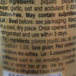 Sale La Ribena Roasted Piquillo Peppers with Garlic, 290g Ingredients Brands|Spanish Ingredients