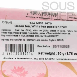 Clearance Green & White Tea with Passion Fruit, 50g Ingredients Brands|French Ingredients