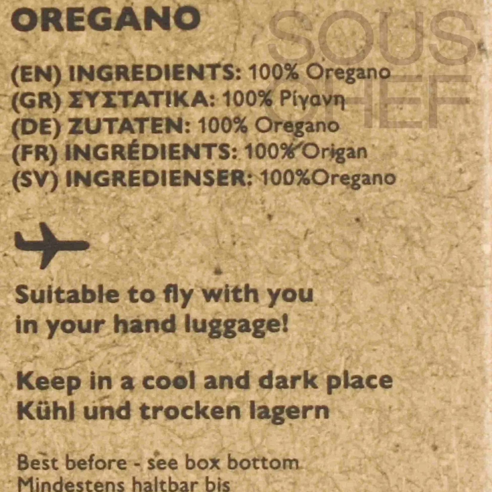Clearance Set of 2 Greek Fleur De Sel Sea Salt & Oregano, 30g & 5g Greek Ingredients|Herbs & Spices