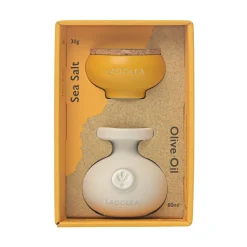 Best Set of 2 Greek Fleur De Sel Sea Salt & Extra Virgin Olive Oil, 30g & 80ml Ingredients Brands|Greek Ingredients