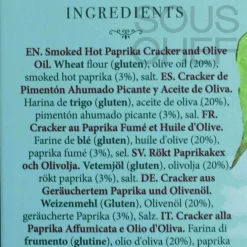 Clearance Smoked Hot Paprika Crackers, 100g Ingredients Brands|Spanish Ingredients