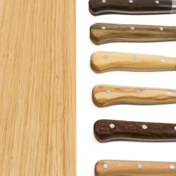 Best Classic Knife Block of 6 Kitchen Knives, Mixed Woods French Ingredients|Kitchen Knives