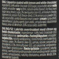 Clearance Summer Lemon Liquorice Ingredients Brands|Chocolate & Sweets