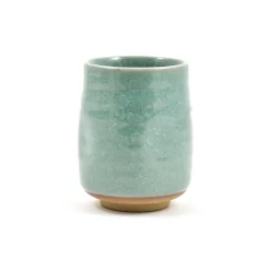 Hot Large Duck Egg Blue Glaze Tea Cup Japanese Ingredients|Japanese Tableware