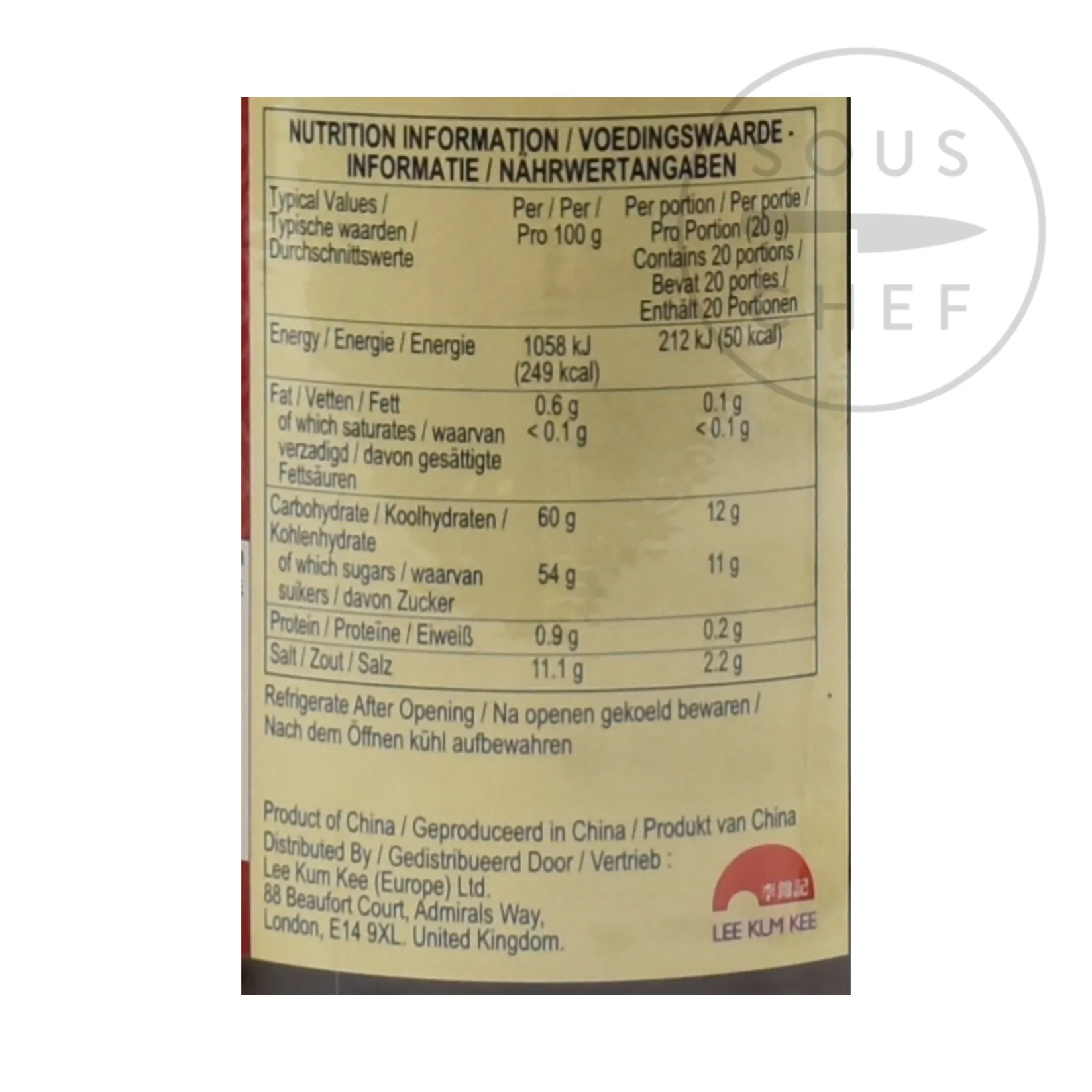 Hot Char Siu Sauce For Chinese BBQ, 397g Ingredients Brands|Chinese Ingredients