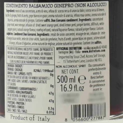 Sale Leonardi Orange Balsamic Alcohol Free Gin, 500ml Ingredients Brands|Italian Ingredients